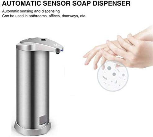 GQQG Sabão automático Dispensador de sabão sem toque de alta capacidade Dispensador de sabonete automático Base à prova d'água