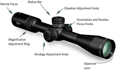 Vortex óptica Viper Pst Gen II Primeiro Plano Focal Riflescopes