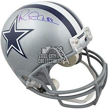 Michael Irvin autografou o capacete de futebol de tamanho completo do Dallas Cowboys - JSA COA - Capacetes NFL autografados