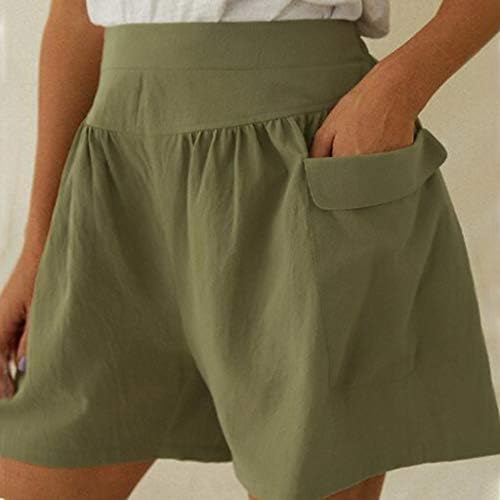 Shorts de cintura alta de controle de barriga feminina