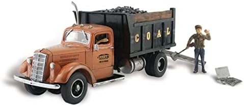 Caminhão da empresa de carvão da Autoscene Lumpy com números
