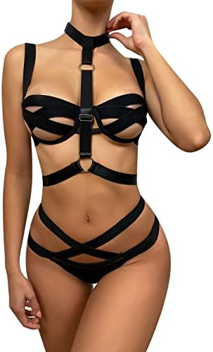 Lingerie plus size para mulheres Sexy travessuras de couro de patente cortado com garagem wetlook hollow out clubwear bustiers