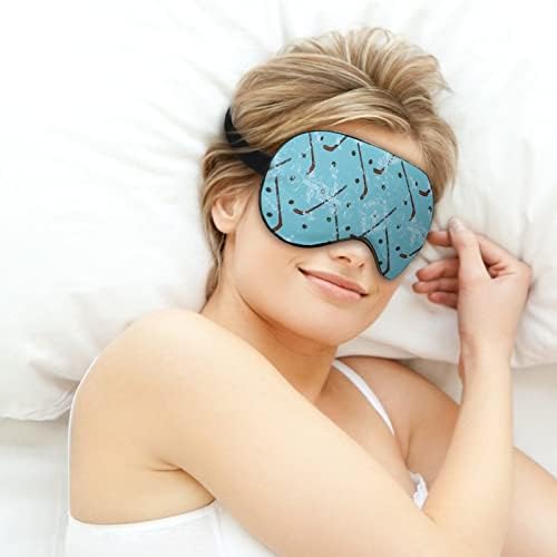 Máscara de máscara do sono padrão de hóquei Tampa de máscara para os olhos