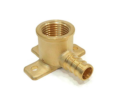 1/2 x 1/2 Pex Brass chumbo chumbo growear cotovelo o conector da linha de água