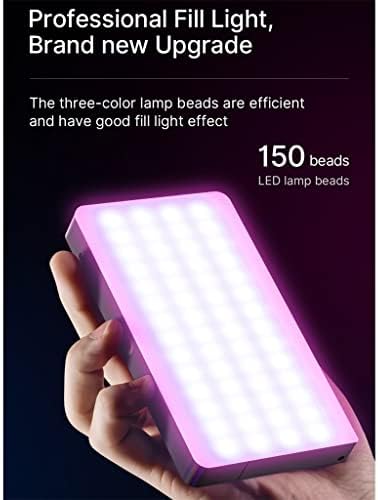 N/A RGB LED Painel de vídeo Luz de 7 polegadas Pocket Pocket Light Dimmable 2500-9000K 4000mAh Photography para transmissão ao