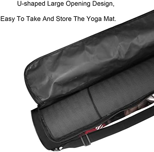 Dragon e Flower Yoga Mat Carrier Bag com alça de ombro de ioga bolsa de ginástica