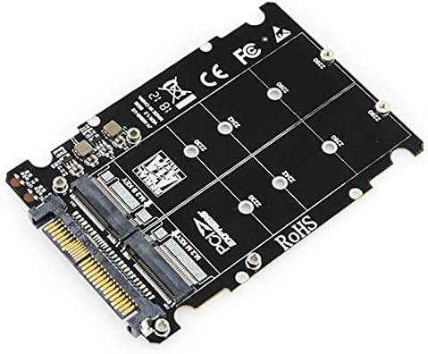 Connectores 2021 M.2 SSD para U.2 Adaptador 2in1 M.2 NVME e SATA-BUS NGFF SSD para PCI-E U.2 SFF-8639-