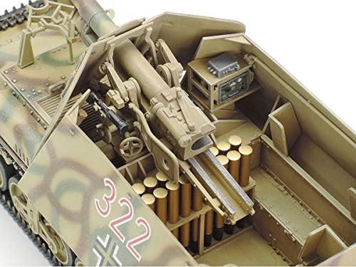 Tamiya 35370-000 1:35 SD.KFZ.135 MARTEN I Hunting Tank, altamente modelo, kit de plástico para montagem, réplica detalhada, sem pintura, marrom