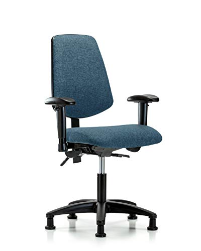 Labtech Seating Lt41422 Faixa de mesa Cadeira de altura média Base de nylon, inclinação, braços, planícios, Borgonha