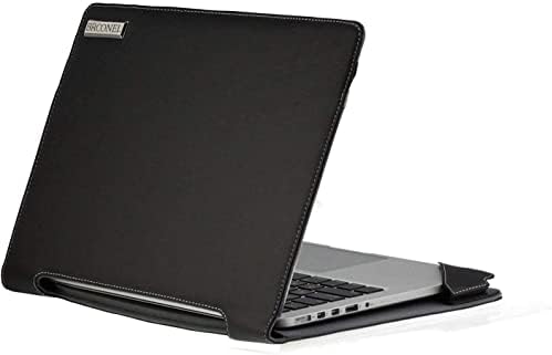 Broonel - Série de Perfil - Laptop de couro preto compatível com Acer Aspire Vero AV15-51 laptop de 15,6 polegadas