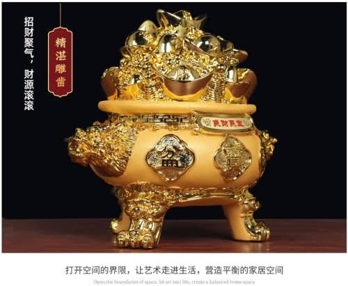 Xialon 18 cm China Cornucópia Lucky Money Storage Piggy Bank Tesouro Decorações domésticas