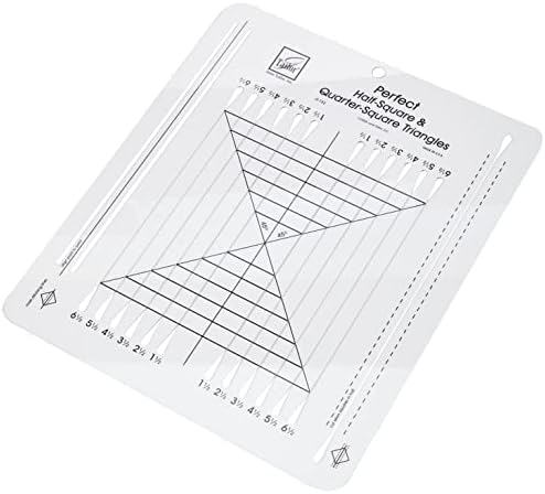 Junho alfaiate 10x12 Meio quadrado perfeito e trimestre régua de triângulo quadrado