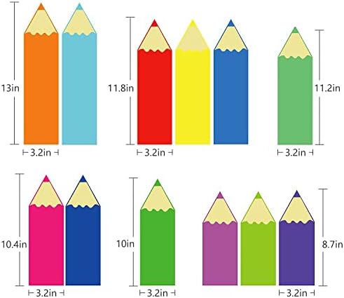 Decalques de parede colorida para o quarto de crianças, 12 cores, grandes adesivos educacionais de parede, decoração