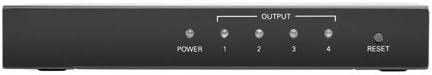 Tripp Lite HDMI Splitter, 4 porta 1 em 4 divisores, vídeo de áudio 4K, DVI Compatível, HDCP 1.3, 4K x 2k