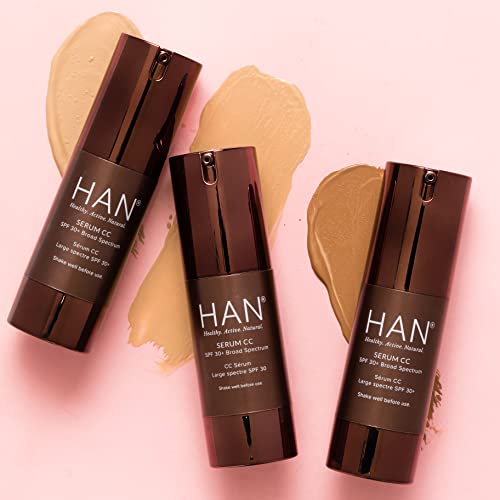 Han Skincare Cosmetics Serum CC com SPF 30 i Vegan i sem crueldade Iless Waterless