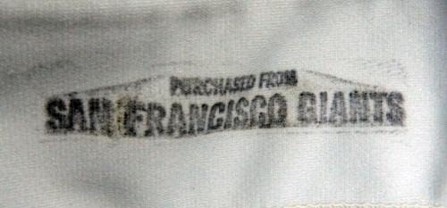 1992 San Francisco Giants Wendel Kim 20 Game usou White Jersey DP08466 - Jogo usou camisas MLB