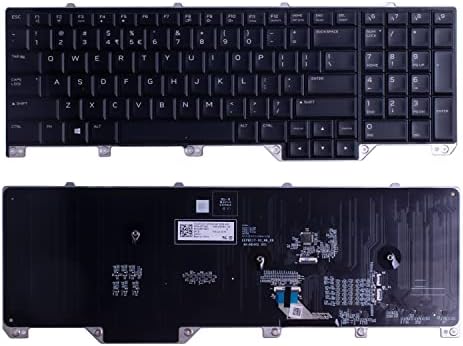 Novo layout dos EUA por tecla RGB Llit Backlit Substituição para Dell Alienware 17 R5 Área 51M P38E 2019 44rc9 044rc9 wyfcv