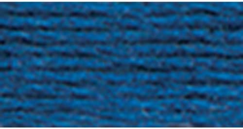 DMC 117-803 6 Floco de algodão bordado de fios, azul de bebê ultra escuro, 8,7 jardas