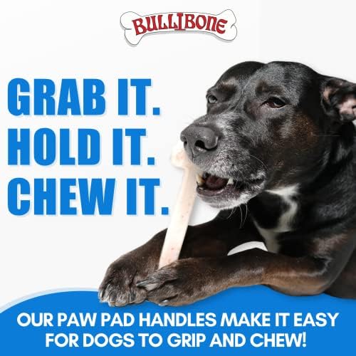 Bullibone Nylon Dog Chew Toy Nylon Bone - Melhora a higiene dental, fácil de segurar o fundo e permeado com sabor