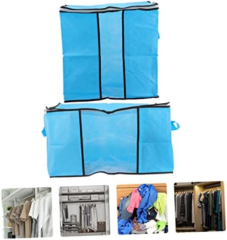 CLISPEED 2PCS Bagagem Bolsa de bolsas de armazenamento de bolsas de armazenamento Organizador de roupas sacos de
