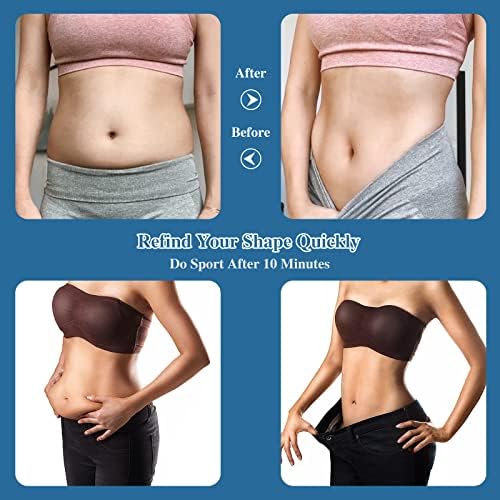 Layhapy 3in1 Sweat Sweat Treiner Corset for Women Trimmer Belts Compressão Cincher Band Workout Fitness Back Support