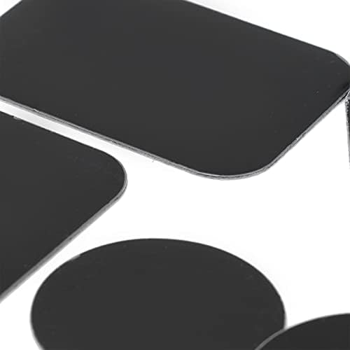 FDIT 8pcs placas de metal adesivo adesivo Montar placas de metal placas de metal de metal Substituir adesivo de ímã