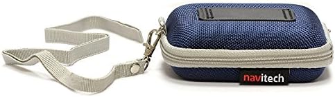 Navitech Blue Hard Protective Watch/pulseira Case compatível com o Nakosite PB2433 Melhor rastreador de fitness