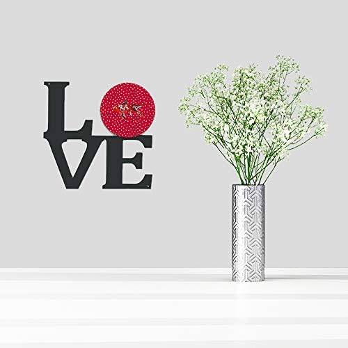 Tesouros de Caroline CK5478WALV Shubunkin Goldfish Love Metal Wall Artwork Love, Red,