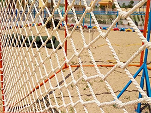 Cerca de segurança escada de segurança infantil NET 8mm*12 cm de cor branca de rede decorativa balanço 2*4m de proteção de proteção de corda rede de corda trançada