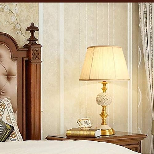 Lâmpada de mesa de cristal de luxo sem-logo wajklj, lâmpada decorativa de sala de estar de mesa de café com cabeceira de cama de estilo simples de estilo de estilo simples