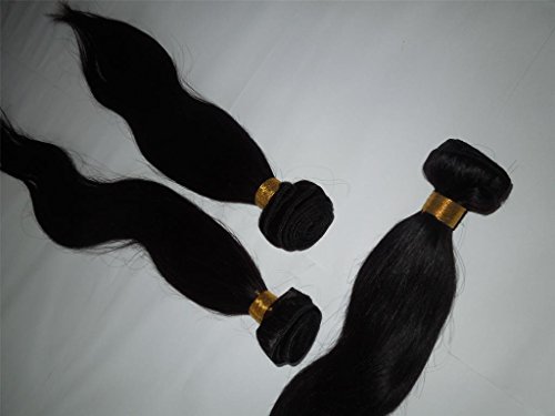 Hairpr? Cabelo Extensão de cabelo virgem humana peruana 3 Pacotes 10 -28 A cor natural reta pode ser tingida