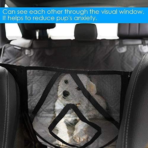 Capas de assento de cachorro GL-GDD, protetor de banco de carros à prova de riscos à prova d'água com janela visual de malha