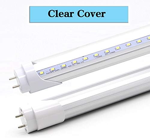 Probelie T8 T10 T12 Tubo de luz LED de 2 pés - 8W 24 polegadas LED Substituição de tubo fluorescente, equivalente a 20W, 1120 lm,