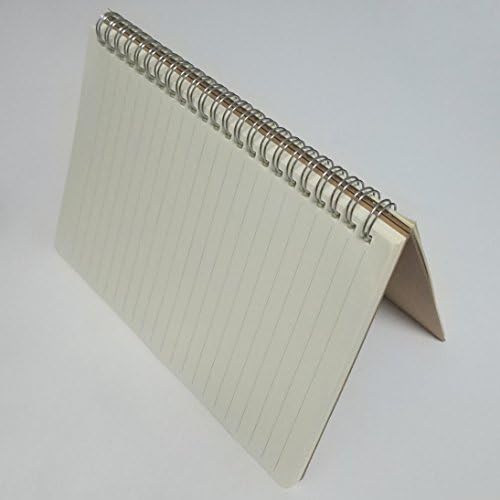 Yuree Spiral Notebook/Spiral Journal, Caderno de capa dura forrada, 140 páginas com amplo governado, A5, 8,4 x 5,9