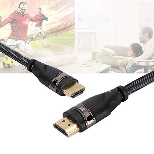 Wendry 8k Fiber Optic HDMI Cabo, cordão 8K HDMI, 7680x4320 Fibra óptica Audio Video Sync Output Cable Adequado para muitos dispositivos plug and play