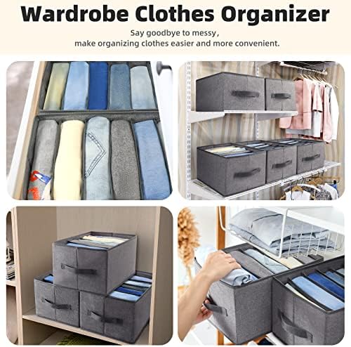 Organizador de roupas de guarda -roupa, organizador de jeans grande para armário, organizadores do armário para roupas