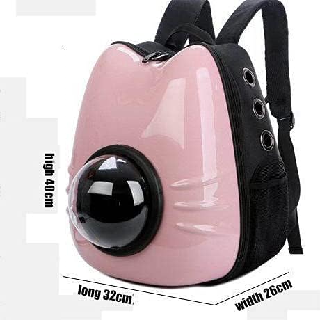 NSDRBX Mochila transparente de gato, sacola de viagem à prova d'água, garrafa de água com luz indicadora e à prova de gotejamento, pode transportar gatos, cães e animais de estimação pequenos, adequados para caminhadas e atividades ao ar livre.