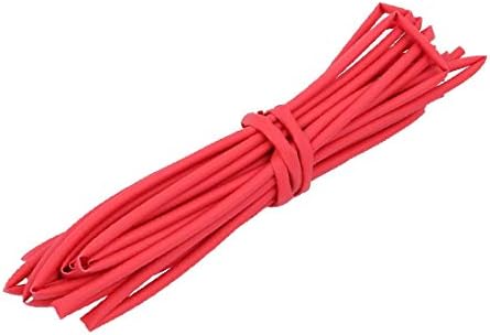 X-Dree 5m Comprimento 2,5 mm Interior para poliolefina Isolada Tubo de tubo de tubo de encolhimento Red (5m Longitud 2,5 mm Interior