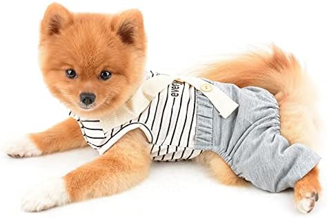 Roupas de cachorro paidelas para cães pequenos garotas meninas camisas de verão com calças de babador macacões roupas de uma peça