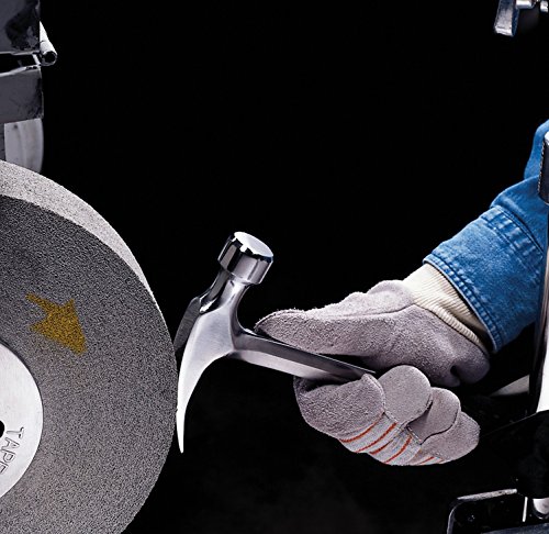 Roda de degustução exl de escoce -brita - 8S de carboneto de silício médio - roda de debrata de metal, roda de acabamento e polimento - Convolução - 6 x 1 x 1