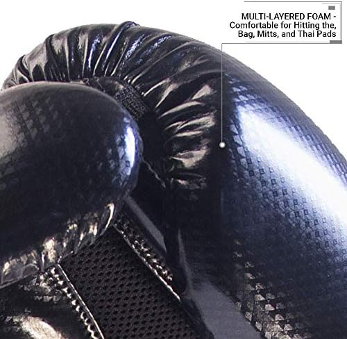 Revgear Pinnacle Boxing Glove & Shin Guard Bundle | Confortável e elegante | Animal livre | Excelente valor