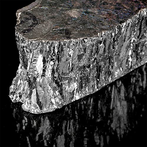 Eatbuy Bismuth, 1000g Bismuth Metal Lingot pedaço 99,99% geodes de cristal puro para fazer cristais/iscas de pesca