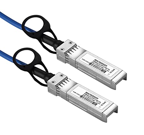Cabo 10G SFP+ DAC, cabo de cobre de conexão direta SFP para Cisco, cor azul 10GBE SFP TWINAX CAB