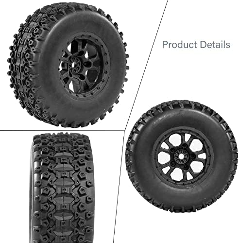 Rodas e pneus Hex RC de 12 mm para traxxas Slash Slash 2WD 4x4 Wheels and Pneus Street RC Tyres Arrma Senton Pneus e rodas