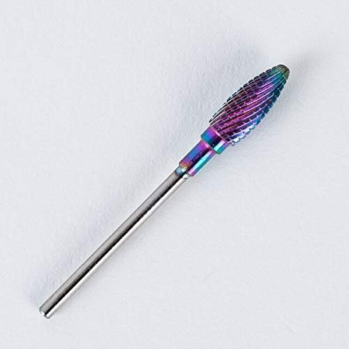 Arco -íris nano revestimento broca de unhas bits metal drill manicure pedicure foge fortters para manicure unha Machine -