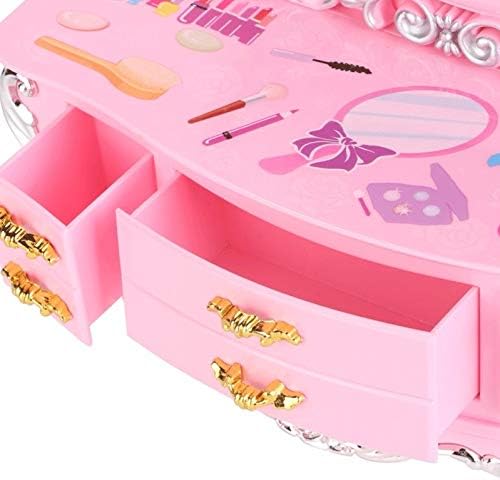 Caixa de joalheria de música rosa shypt