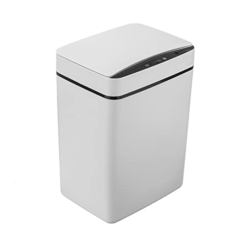 Zalord lixo lata 15L de lixo de indução automática lata de cozinha banheiro sala de estar Indução inteligente lixo latas