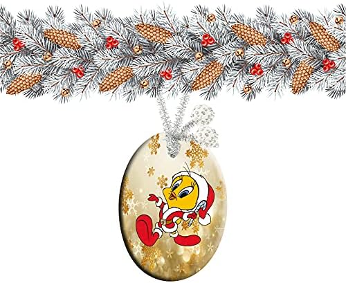 Ornamentos de árvores de Natal Cerâmica pendurada pingentes de porcelana para decoração de festa de família de natal decoração decorativa de férias