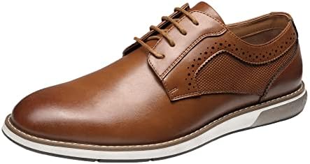 Bruno Marc Men's Plain Toe Oxford Shoes Business Formal Derby Sneakers