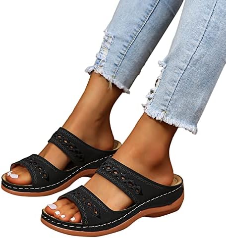 Rvide Sandals for Women Sandálias Ortopédicas de Verão para Mulheres Arco Apoio Sandálias Flipes de Verão Flipes de
